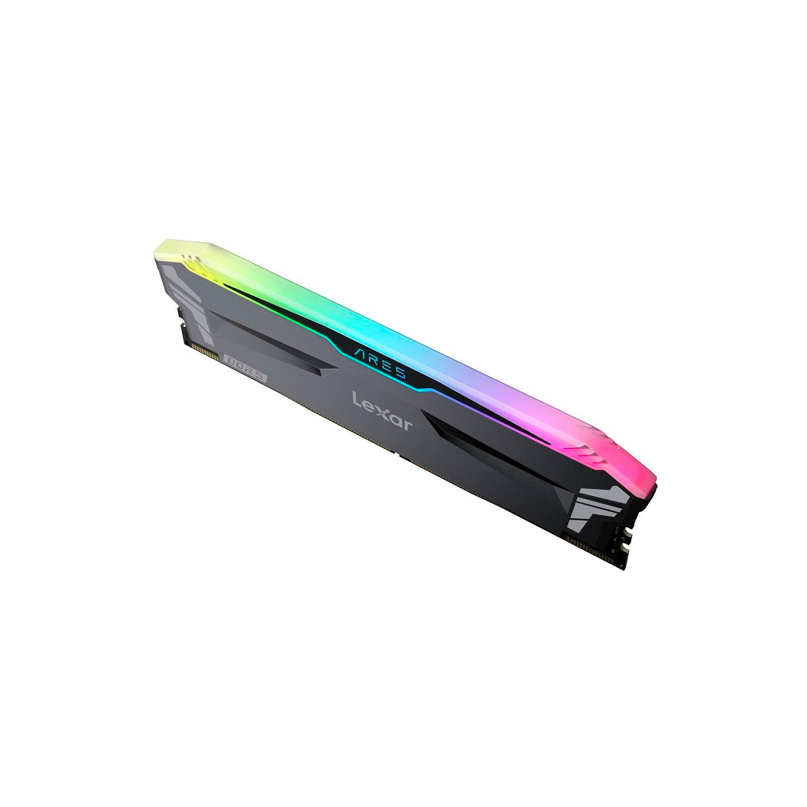 Модуль пам'яті для комп'ютера DDR4 16GB (2x8GB) 3600 MHz Ares RGB Black Lexar (LD4BU008G-R3600GDLA) зображення 3