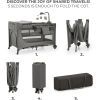 Дитячий манеж Kinderkraft с пеленатором Joy 2 Dark Grey (5902533925155) зображення 3