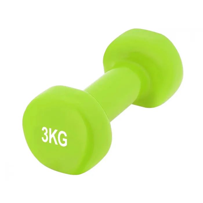 Гантель PowerPlay вінілові 4125 Achilles 2 х 3 кг Зелені (PP_4125_3kg_2in) изображение 3