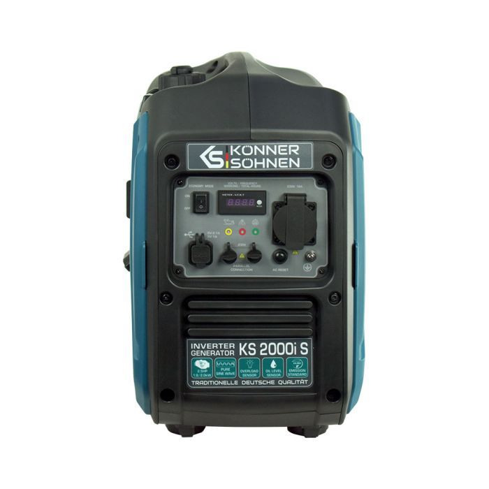 Генератор Konner&Sohnen інверторний KS 2000i S, 230В, 2.0kW, ручний запуск, 19кг (KS2000IS) зображення 2