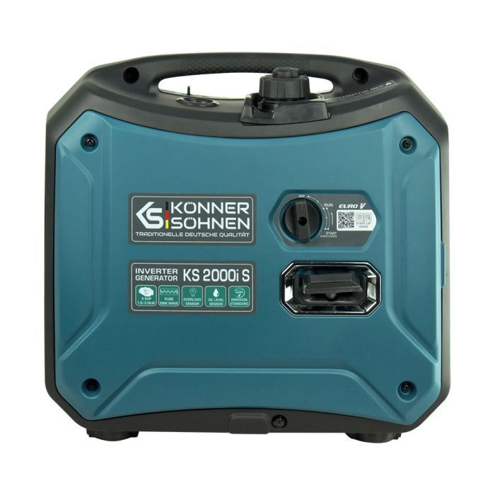 Генератор Konner&Sohnen інверторний KS 2000i S, 230В, 2.0kW, ручний запуск, 19кг (KS2000IS) зображення 8