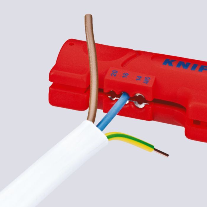 Съемник изоляции KNIPEX для плоского и круглого кабеля (16 64 125 SB) изображение 5