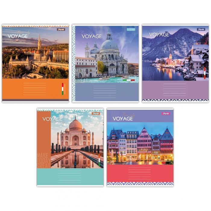 Зошит 1 вересня 1В New city voyage 96 аркушів лінія (767422)