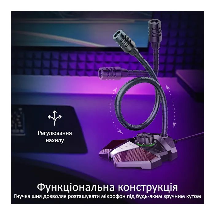 Мікрофон Vertux Condor USB Black (condor.black) зображення 4