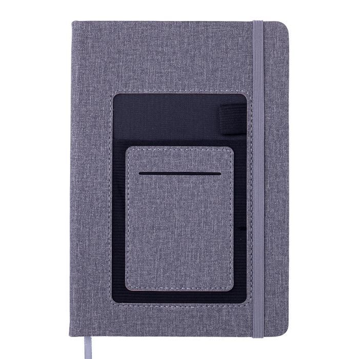Книга записная Buromax COMFORT А5 96 листов точка, серый (BM.295309-09)