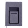 Книга записная Buromax COMFORT А5 96 листов точка, серый (BM.295309-09)