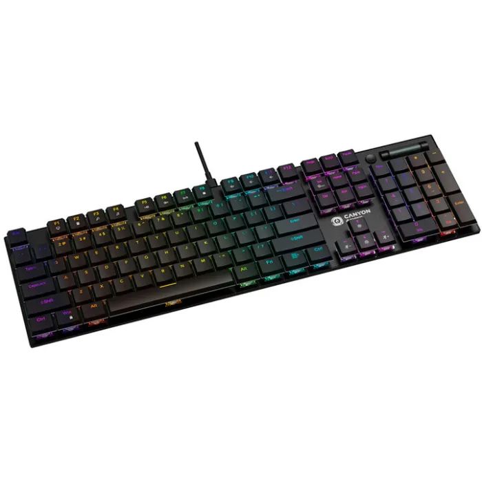 Клавиатура Canyon Cometstrike GK-55 RGB USB UA Black (CND-SKB55-US) изображение 4