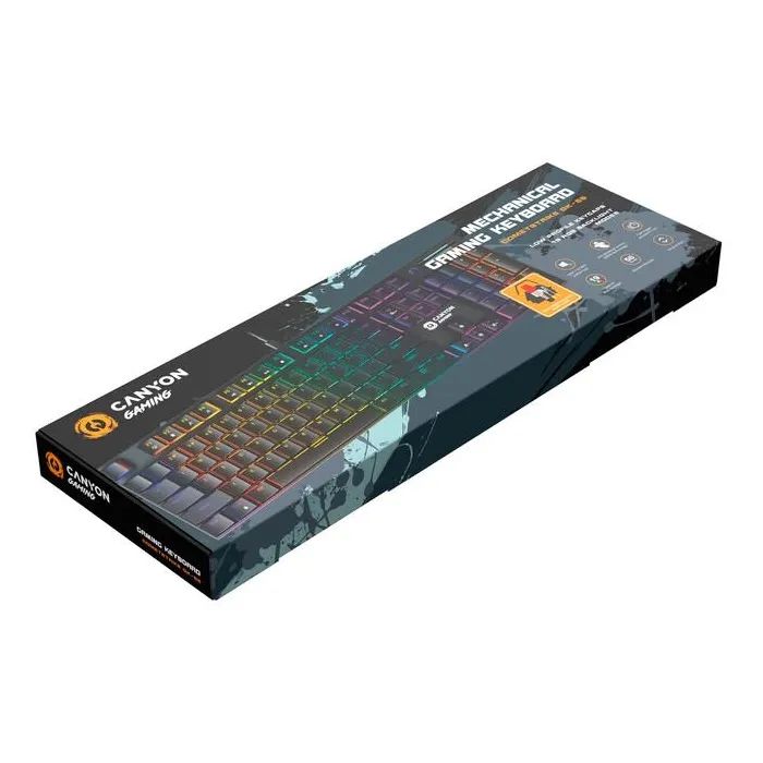 Клавиатура Canyon Cometstrike GK-55 RGB USB UA Black (CND-SKB55-US) изображение 5