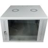 Шкаф настенный Eserver 9U 19" 600х600х503 (Ш*Г*В), сктекло, серая (ES-Е960G) изображение 2