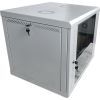 Шкаф настенный Eserver 9U 19" 600х600х503 (Ш*Г*В), сктекло, серая (ES-Е960G) изображение 4