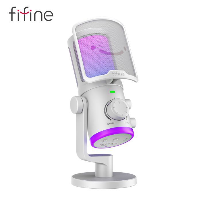 Мікрофон Fifine AM6W USB White (AM6W) зображення 2