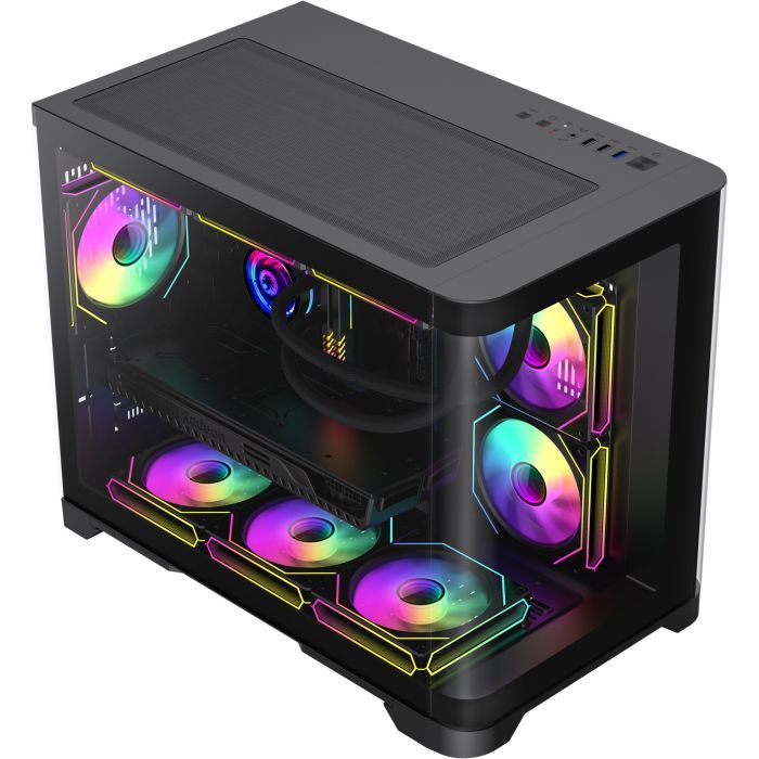 Корпус для ПК Gamemax HYPE-M Black зображення 7