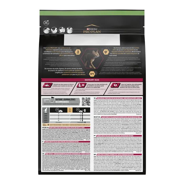 Сухий корм для кішок Purina Pro Plan Sterilised Adult 1+ Savoury Duo Після стерилізації З тріскою та фореллю 1.5 кг (7613036732413) зображення 3