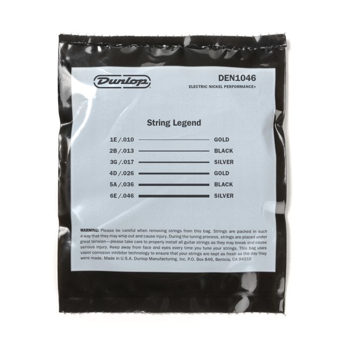 Струны для гитары Jim Dunlop Nickel Wound Electric Guitar Strings (10-46) (DEN1046) изображение 3