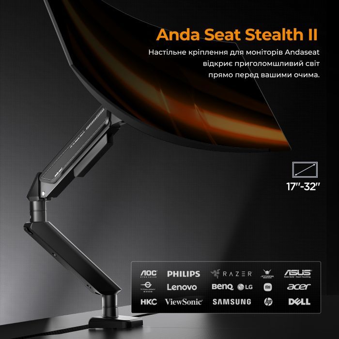 Кронштейн Anda Seat Stealth II 17 (AD-W-A6D-1S-BO) зображення 12