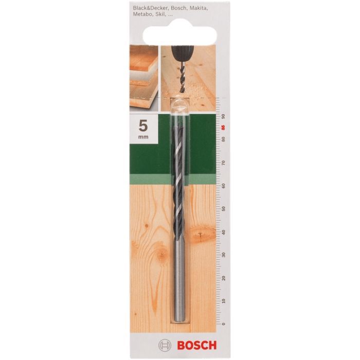 Свердло Bosch по дереву спіральне 5x50мм (2.609.255.202) зображення 2