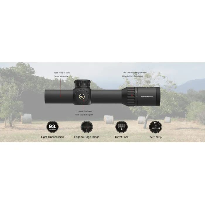 Оптический прицел Vector Optics Continental 1-10x28 (34mm) illum. ED FFP VET-CTR (SCFF-47) изображение 8