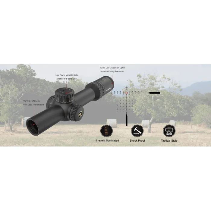 Оптический прицел Vector Optics Continental 1-10x28 (34mm) illum. ED FFP VET-CTR (SCFF-47) изображение 9