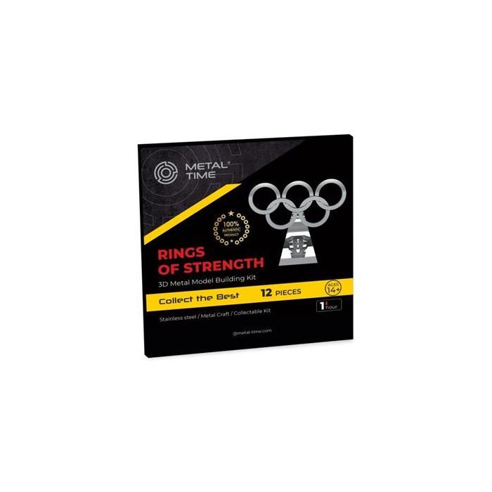 Конструктор Metal Time Колекцiйна модель Rings of Strength Олімпійські кільця (MT021Y) зображення 6