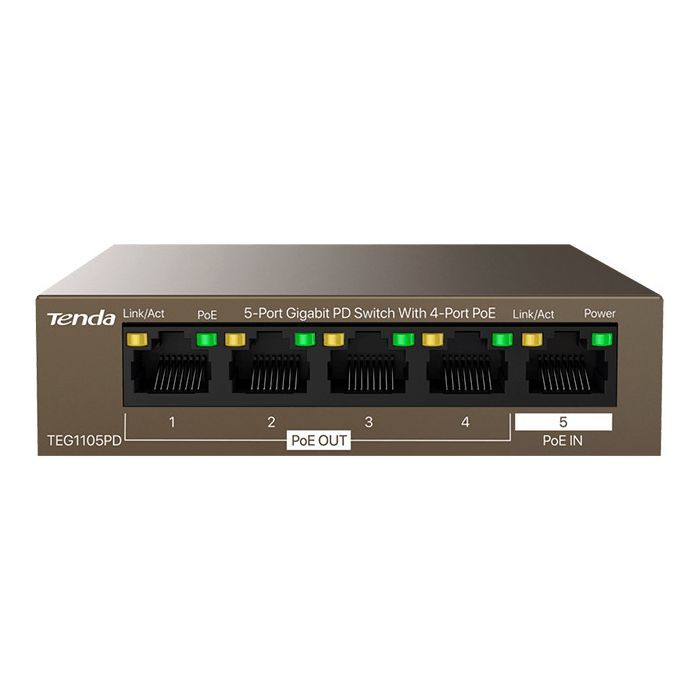 Коммутатор сетевой Tenda TEG1105PD