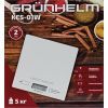 Весы кухонные Grunhelm KES-01W изображение 3
