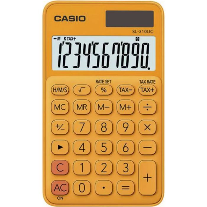 Калькулятор Casio SL-310UC-RG-W-EC, помаранчевий (CALC-CAS-SL-310UC-RG)