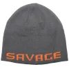 Шапка Savage Gear Logo Beanie One size Rock Grey/Orange (1854.19.26)