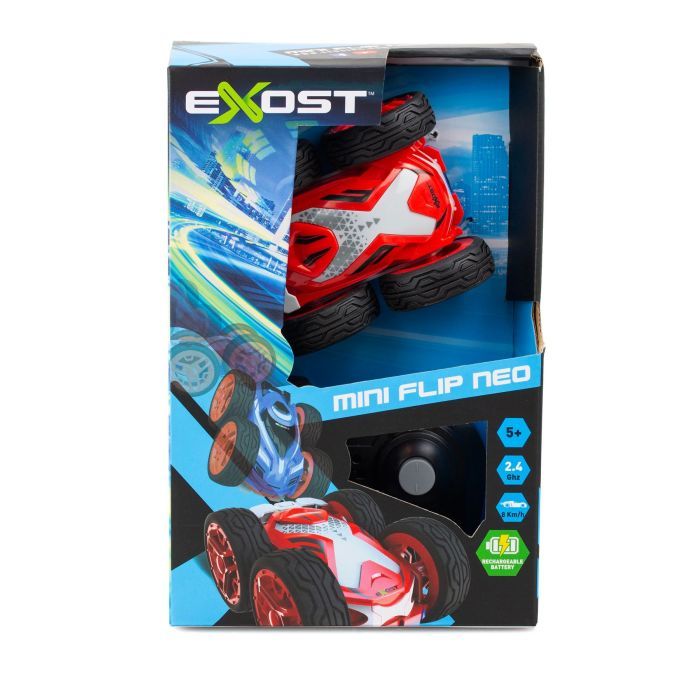 Радиоуправляемая игрушка Silverlit Mini flip neo 2,4 GHz (ГГц), 1:34, белая (20290-2) изображение 10