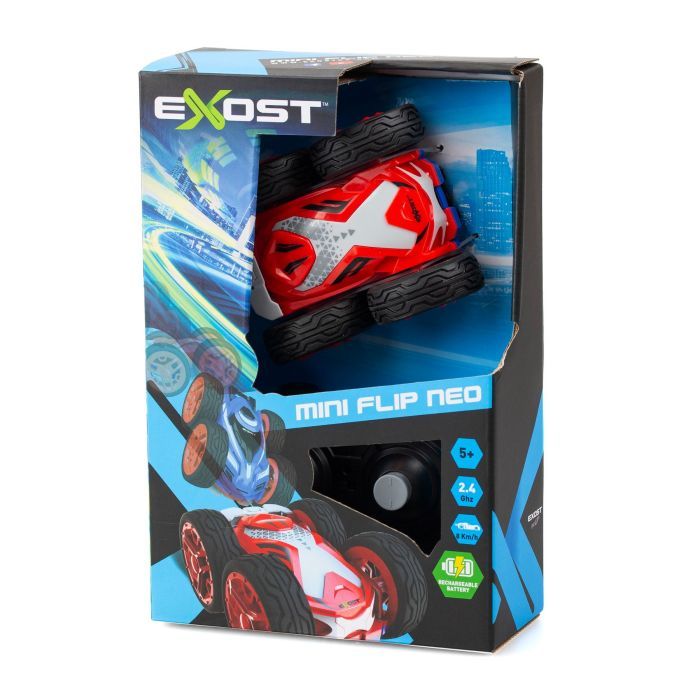 Радиоуправляемая игрушка Silverlit Mini flip neo 2,4 GHz (ГГц), 1:34, белая (20290-2) изображение 9