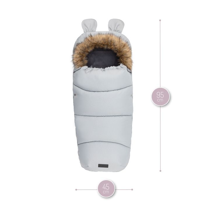 Зимний конверт MoMi Sleeping bag gray (AKCE00034) изображение 5