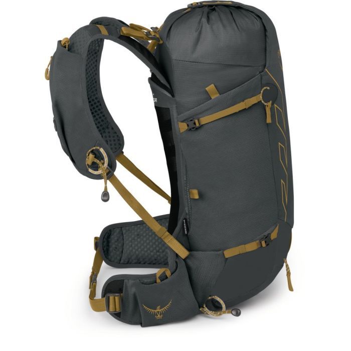 Рюкзак туристичний Osprey Talon Velocity 20 dark charcoal/tumbleweed yellow - L/XL - чорний (009.3545) зображення 3