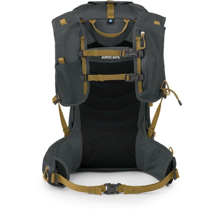 Рюкзак туристичний Osprey Talon Velocity 20 dark charcoal/tumbleweed yellow - L/XL - чорний (009.3545) зображення 4