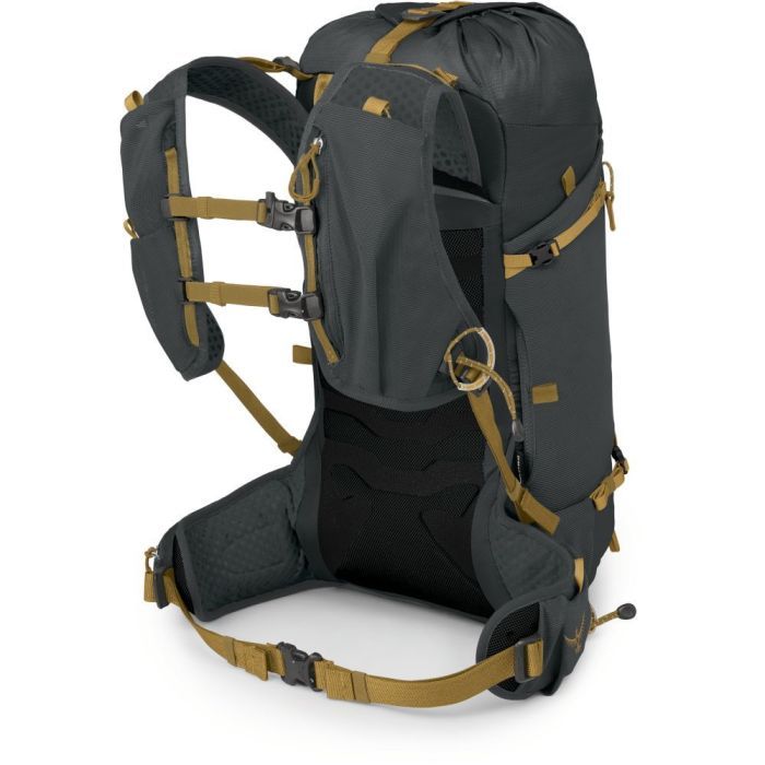 Рюкзак туристичний Osprey Talon Velocity 20 dark charcoal/tumbleweed yellow - L/XL - чорний (009.3545) зображення 5