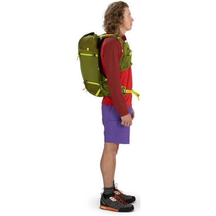 Рюкзак туристичний Osprey Talon Velocity 20 dark charcoal/tumbleweed yellow - L/XL - чорний (009.3545) зображення 6
