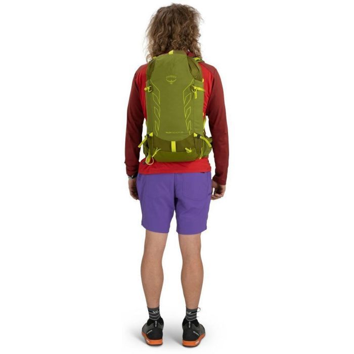 Рюкзак туристичний Osprey Talon Velocity 20 dark charcoal/tumbleweed yellow - L/XL - чорний (009.3545) зображення 7