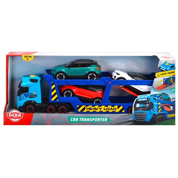 Спецтехника Dickie Toys Автотранспортер с 3 машинками (3747017) изображение 4