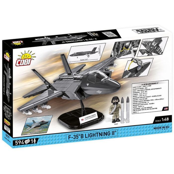 Конструктор Cobi Самолет F-35B Lightning II, 480 деталей (COBI-5829) изображение 5