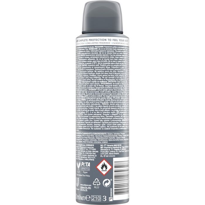 Антиперспирант Dove Men+Care Комфорт чистоты 72 часа 150 мл (8720181284328) изображение 2