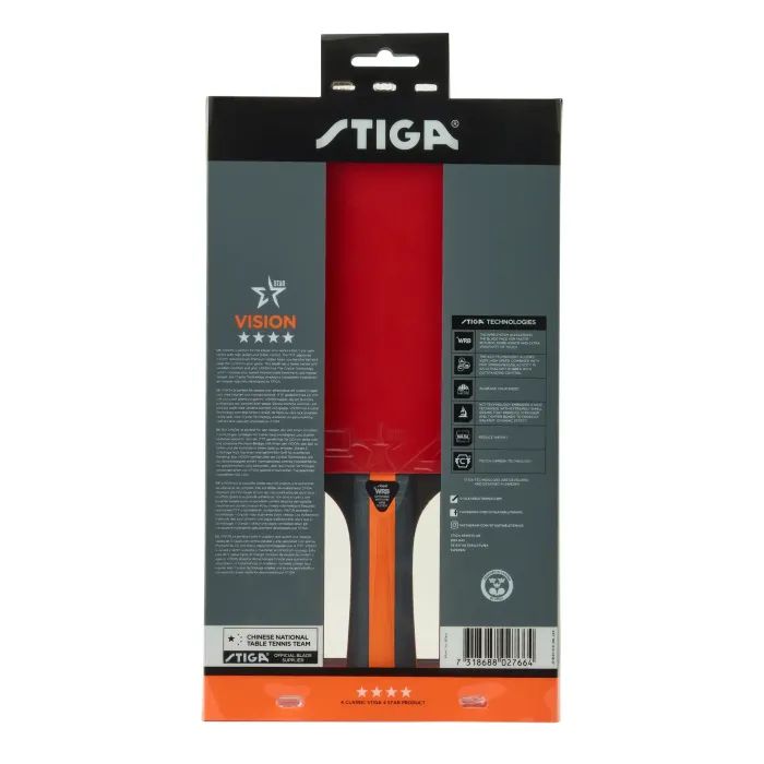 Ракетка для настільного тенісу Stiga Vision 4 Star FL (1214-3218-01) (931151) зображення 5