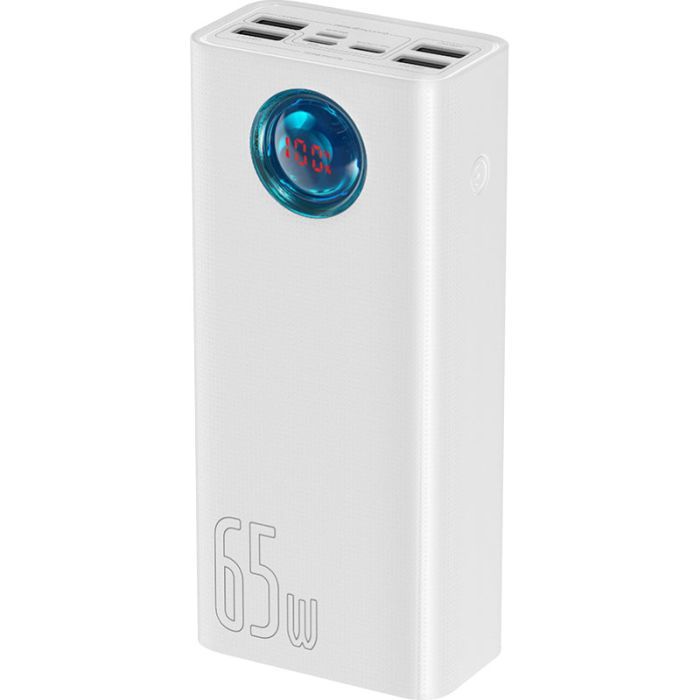 Батарея универсальная Baseus Amblight Digital Quick 30000mAh 65W, Black (PPLG00101)