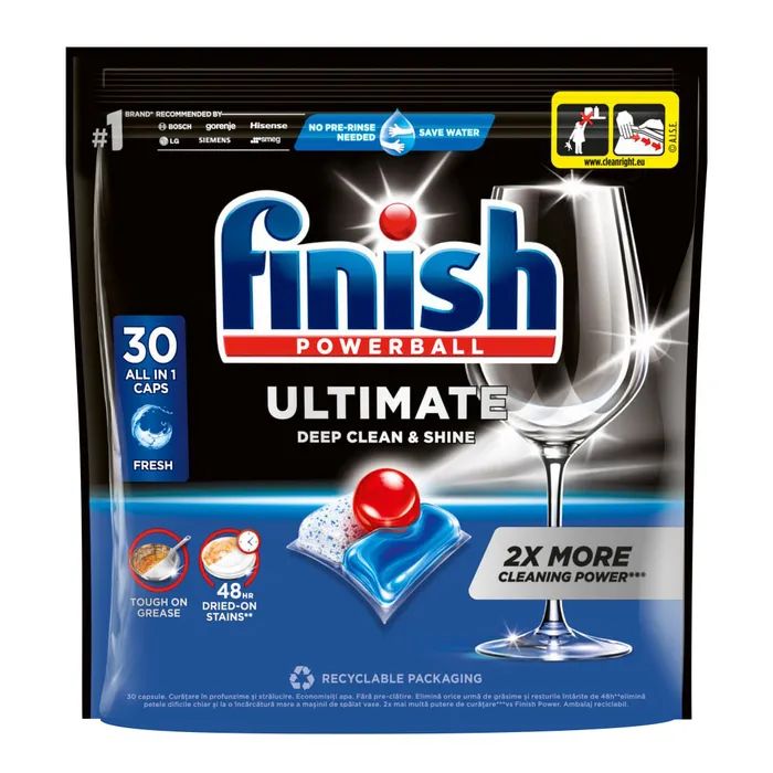 Таблетки для посудомийних машин Finish Ultimate All in 1 30 шт. (5908252001071)