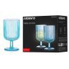 Набор бокалов Ardesto 300мл, 2шт, скло, блакитний (AR2630GBL) изображение 5