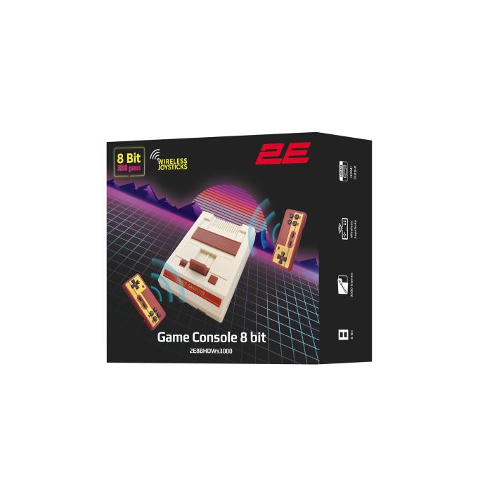Игровая консоль 2E 8bit HDMI (2 беспроводных геймпада, 3000 (2E8BHDWS3000) изображение 9