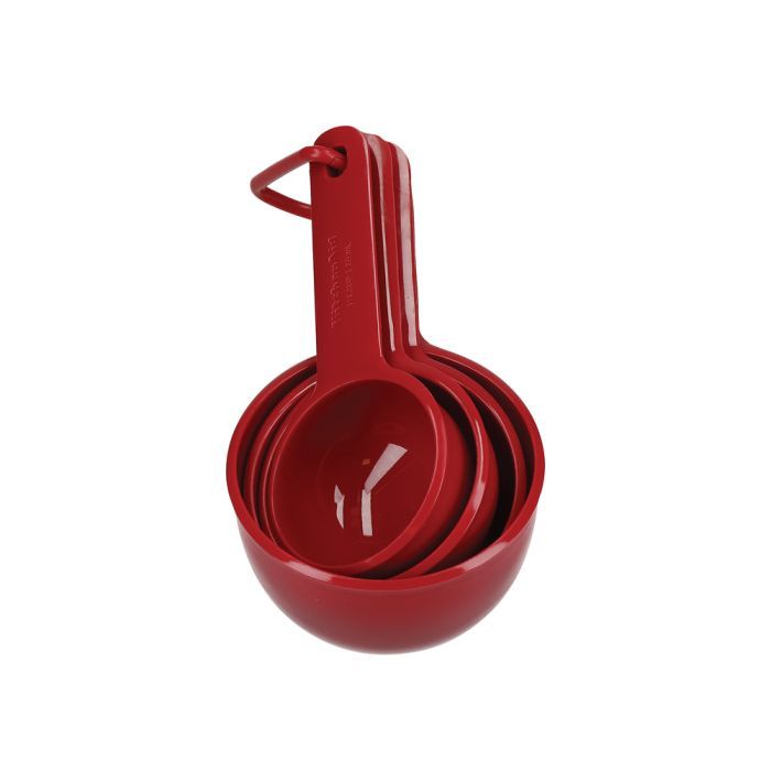 Аксессуар кухонный KitchenAid Набір мірних ложок Universal, 5 шт, червоний (KQG057OHERE) изображение 2