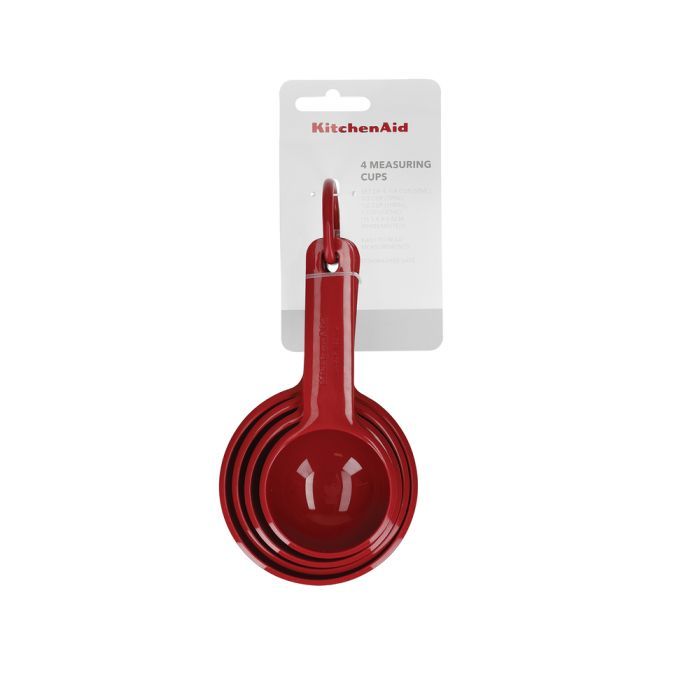 Аксессуар кухонный KitchenAid Набір мірних ложок Universal, 5 шт, червоний (KQG057OHERE) изображение 3