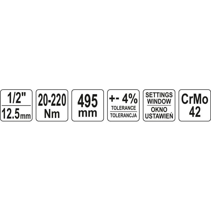 Ключ Yato динамометричний YT-07605 (YT-07605) изображение 2