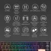 Клавиатура Ducky One 3 SF Cherry MX Brown RGB UA USB Black (DKON2167ST-BUAPXCLAWSC1) изображение 4
