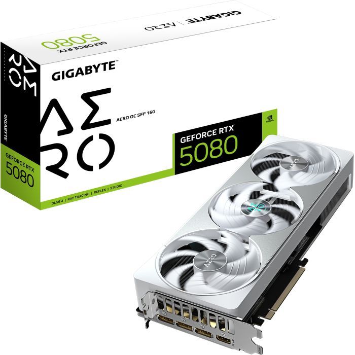 Видеокарта GIGABYTE GeForce RTX5080 16GB AERO OC SFF (GV-N5080AERO OC-16GD) изображение 10