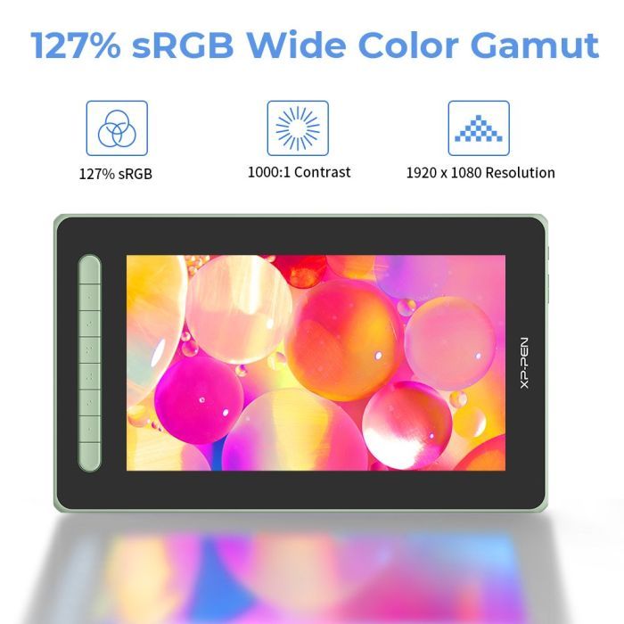 Планшет-монитор XP-Pen Artist 12 Pen Display (2nd Gen) Green (JPCD120FH_G) изображение 6