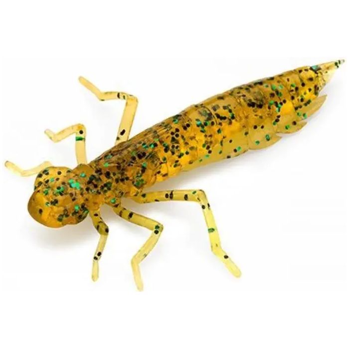 Силікон рибальський FishUP Dragonfly 0.75" 036 - Caramel/Green&Black (12шт/уп) (1864.04.69)